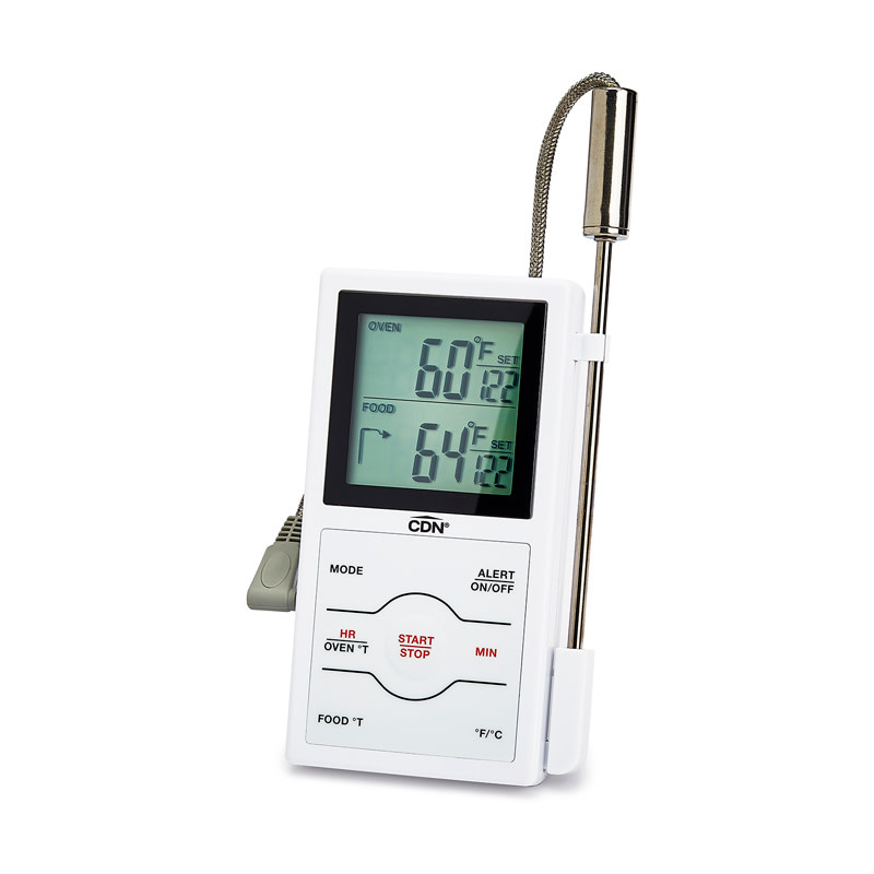 CDN/Component Design NW Dual-Sensing Probe Thermometer/Timer- White