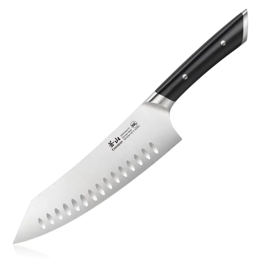Cangshan Cutlery Rocking Chef's 8" Helena- Black