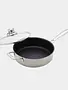 Swiss Diamond Nonstick Clad Saute Pan 5.3qt w/Lid