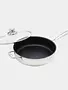 Swiss Diamond Nonstick Clad Saute Pan 4.2qt w/Lid