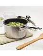 Swiss Diamond Nonstick Clad Sauce Pan 3.6qt w/Lid