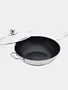 Swiss Diamond Nonstick Clad Wok 12.5" w/Lid