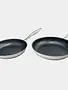 Swiss Diamond Nonstick Clad Frypan Set 9.5"/11"