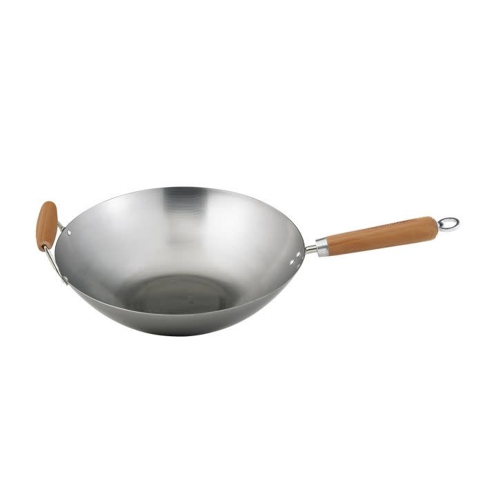Harold Import Co Carbon Steel Wok 14"