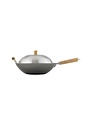 Harold Import Co Carbon Steel Wok 14" 4pc Set