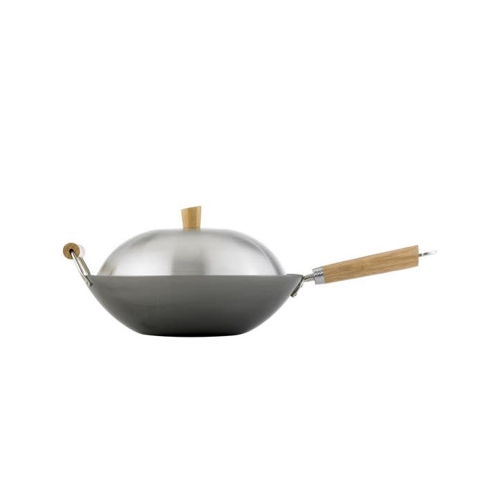 Harold Import Co Carbon Steel Wok 14" 4pc Set