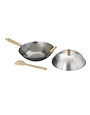 Harold Import Co Carbon Steel Wok 14" 4pc Set