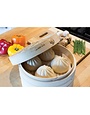 Harold Import Co Bamboo Steamer W/ Lid 6"