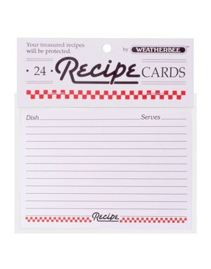 Harold Import Co Recipe Cards 24pk 4x6