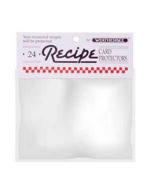 Harold Import Co Recipe Card Protectors 24pk 4x6