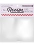 Harold Import Co Recipe Card Protectors 24pk 4x6