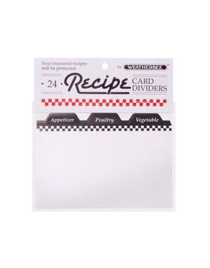 Harold Import Co Recipe Dividers 24pk 3x5