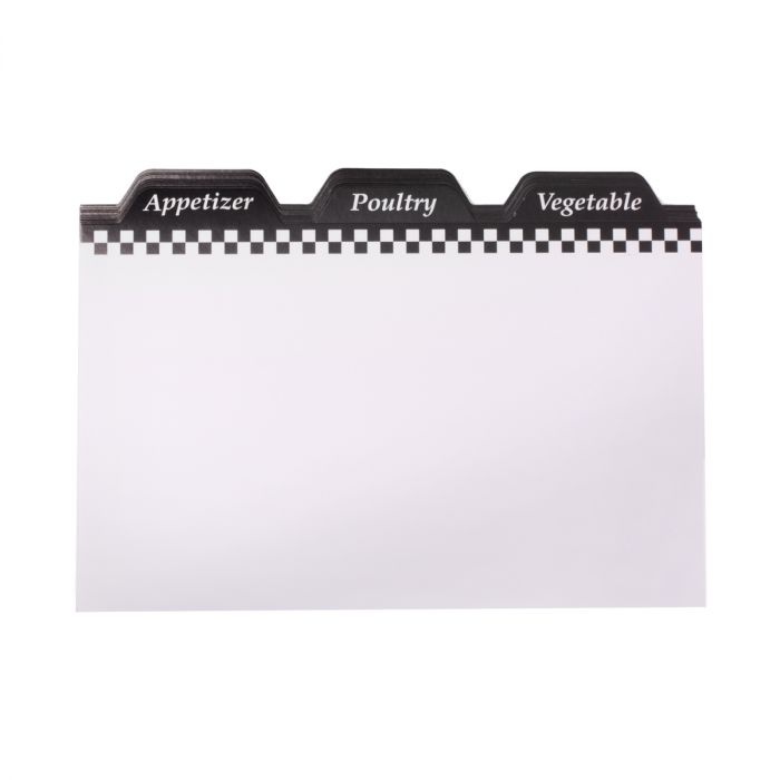 Harold Import Co Recipe Dividers 24pk 3x5