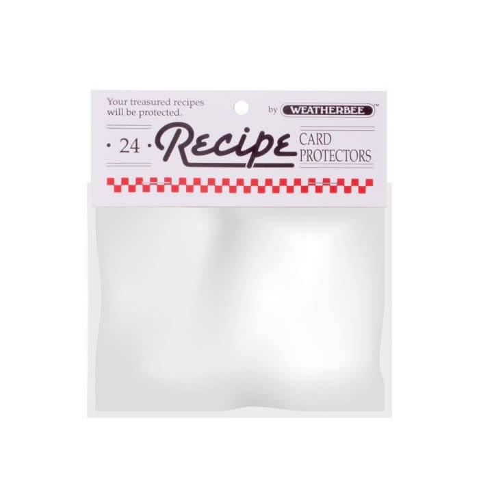 Harold Import Co Recipe Card Protectors 24pk 3x5
