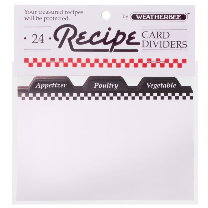 Recipe Dividers 24pk 4x6