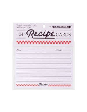 Harold Import Co Recipe Cards 24pk 3x5