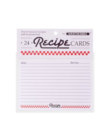 Recipe Cards 24pk 3x5