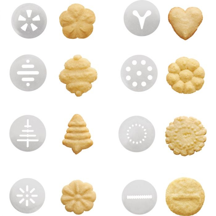 Harold Import Co Cookie Press w/Icing Tips 18pc