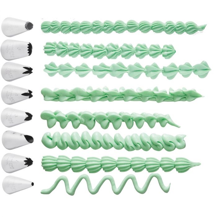 Harold Import Co Cookie Press w/Icing Tips 18pc