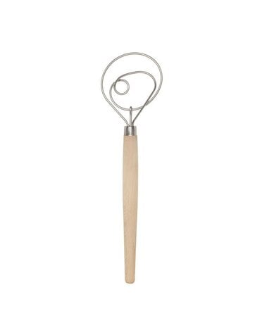 Harold Import Co Dough Whisk 12" Wooden Handle