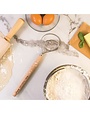 Harold Import Co Dough Whisk 12" Wooden Handle