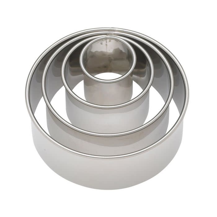 Harold Import Co Round Cutters Set/4