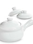 Harold Import Co French Onion Soup Bowl w/Lid White