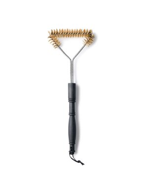 3-Sided Grill Brush W/ Long Handle
