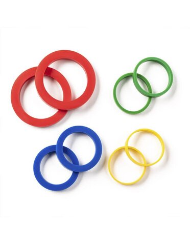 Silicone Rollling Pin Rings 8pc