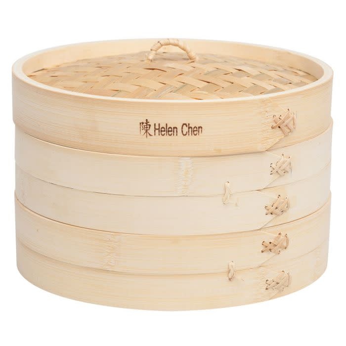 Harold Import Co Bamboo Steamer W/ Lid 10"