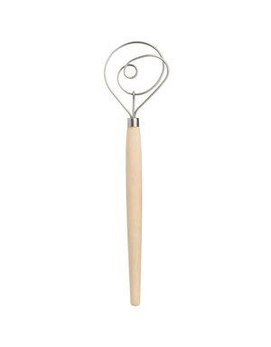 Harold Import Co Dough Whisk 15" Wooden Handle