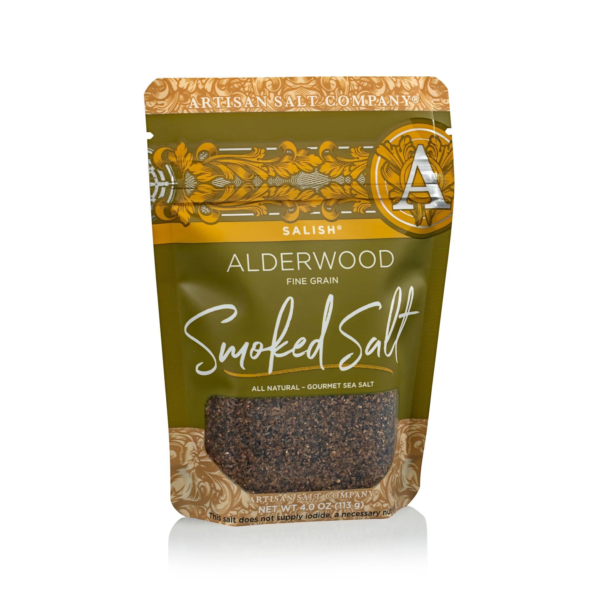 Saltworks Smoked Salish Alderwood Sea Salt 4oz