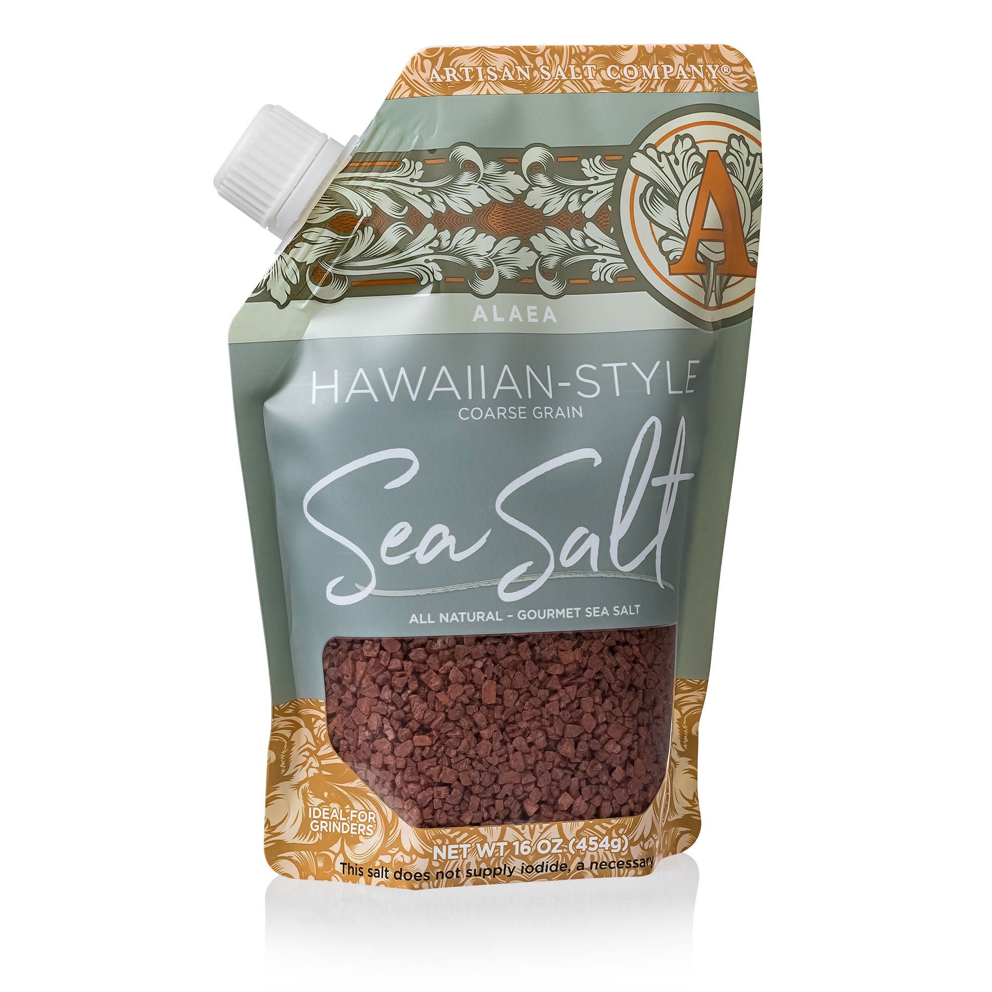 Saltworks Alaea Hawaiian-Style Sea Salt 16oz
