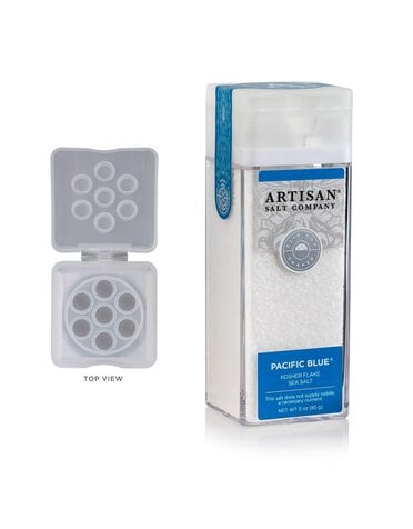 Saltworks Pacific Blue Kosher Flake Salt Shaker