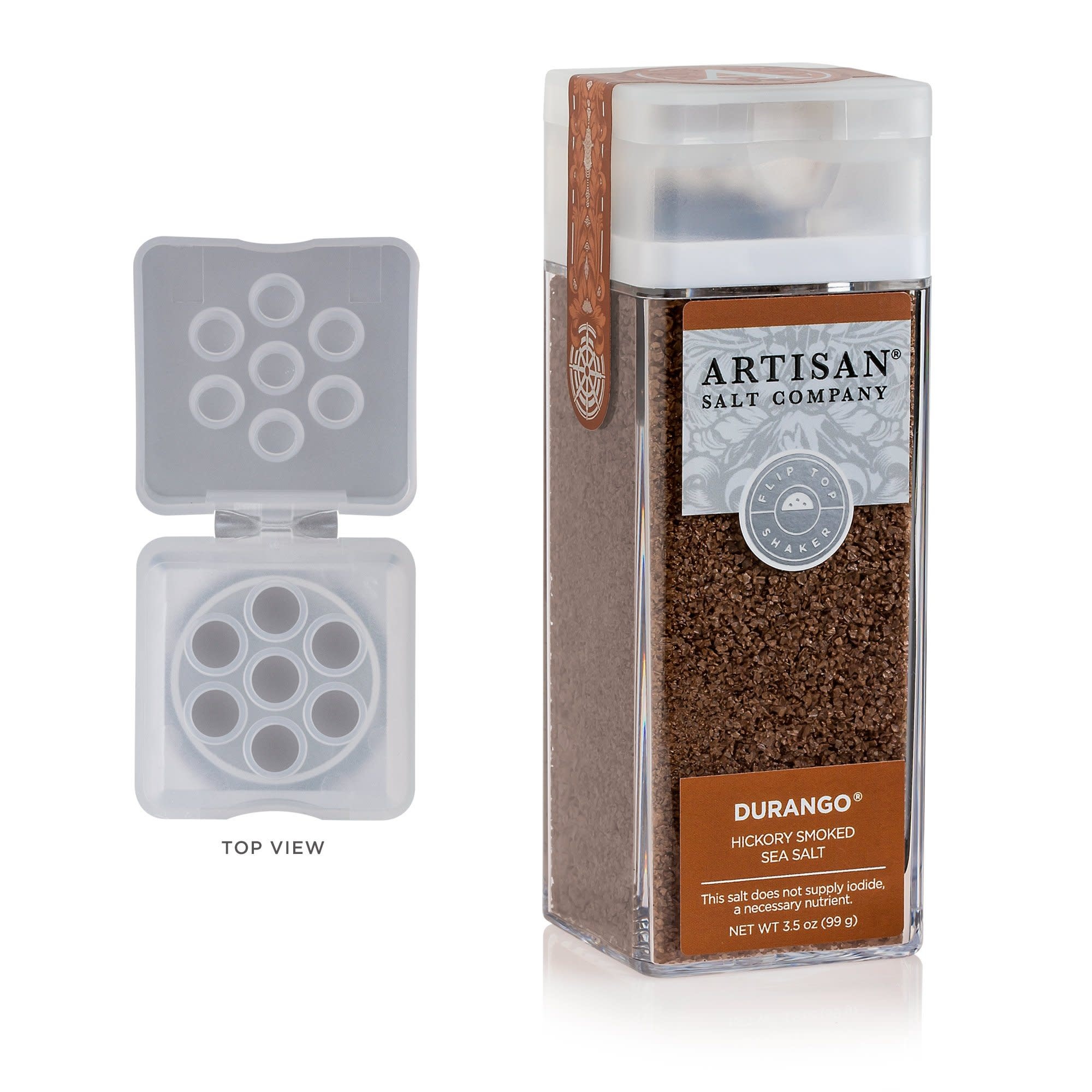 Saltworks Smoked Durango Hickory Salt Shaker