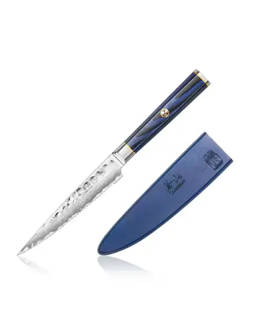 Cangshan Cutlery Serrated Utility 5" KITA w/Sheath