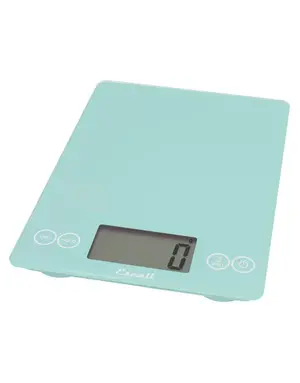 Escali Scale 15lb Digital Arti Glass Classic Teal