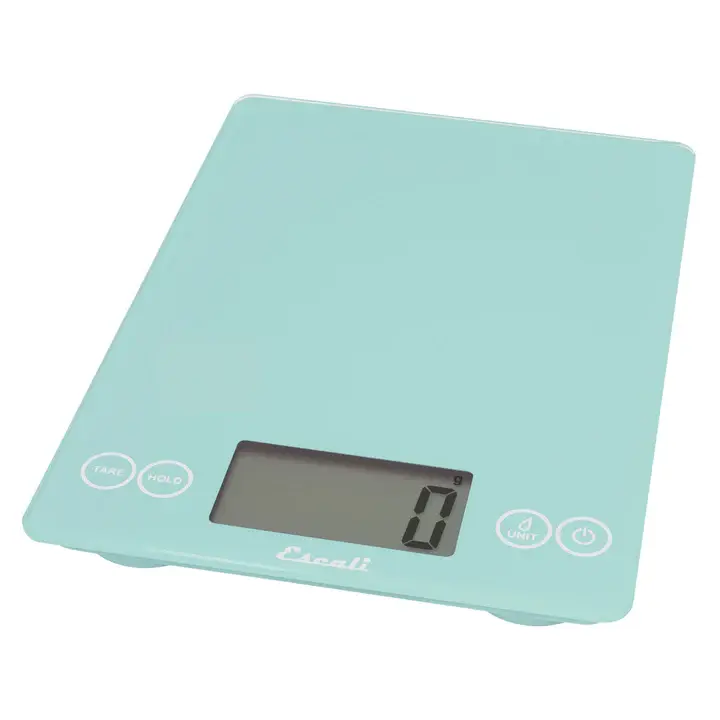 Escali Scale 15lb Digital Arti Glass Classic Teal