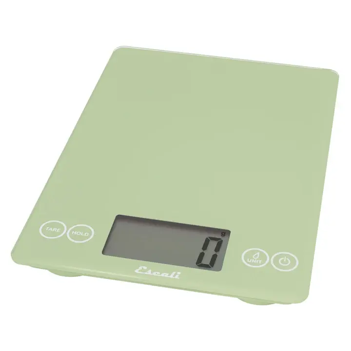 Escali Scale 15lb Digital Arti Glass Classic Green