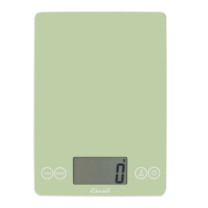 Escali Scale 15lb Digital Arti Glass Classic Green