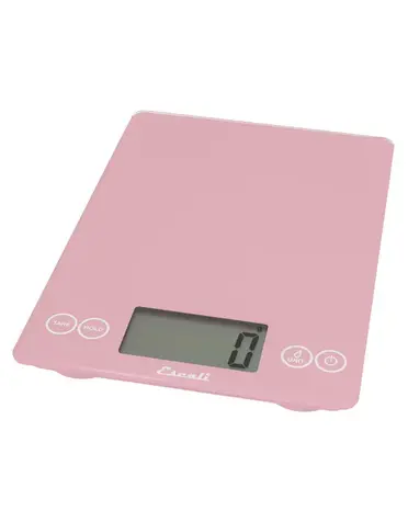 Escali Scale 15lb Digital Arti Glass Classic Pink