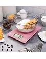 Escali Scale 15lb Digital Arti Glass Classic Pink