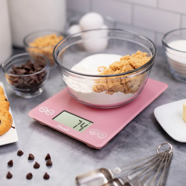 Escali Scale Digital Arti Glass Classic Pink