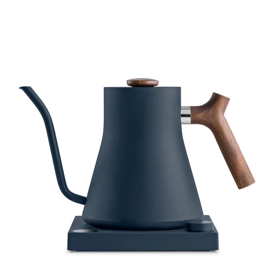 Fellow Stagg EKG Electric Kettle- Stone Blue/Walnut
