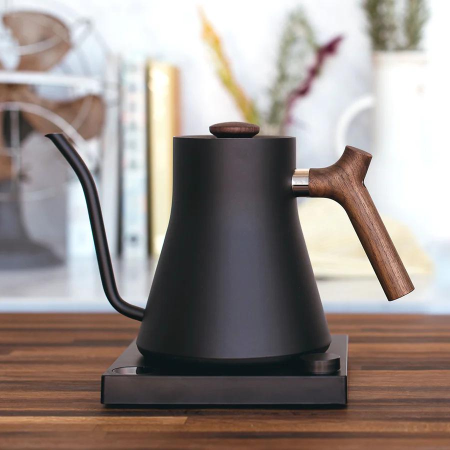 Fellow Stagg EKG Electric Kettle- Black/Walnut