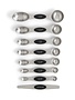 Harold Import Co Dual-Sided Magnetic Measuring Spoons Set/8