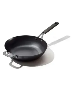 OXO Obsidian Carbon Steel Wok 12"