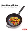 OXO Obsidian Carbon Steel Wok 12"