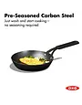 OXO Obsidian Carbon Steel Fry Pan 8"