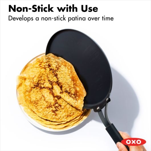 OXO Obsidian Carbon Steel Crepe Pan 10"